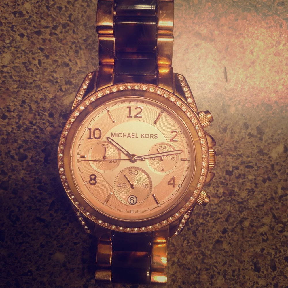 Michael Kors Cheetah Print Ladies Watch